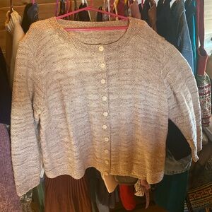 Vintage? Handmade? Cardigan Sweater With Beads